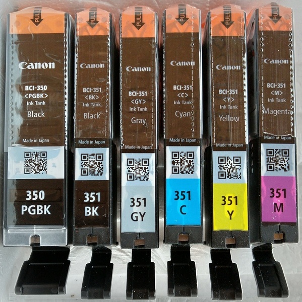 【送料無料】CANON BCI-351+350/6MP 6色マルチパック相当 標準容量 純正プリンターインク/未使用品/キャノン/キヤノン/BCI-351+350/5MP
