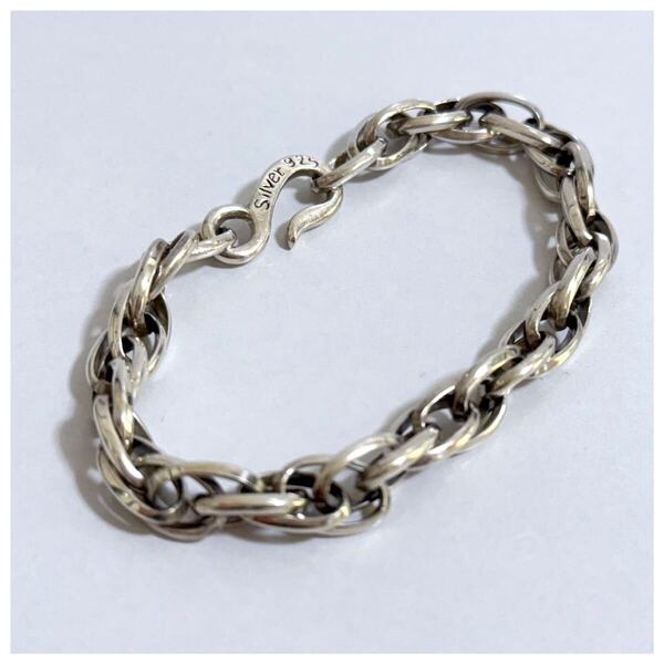 シルバー925 sterling スターリング スクリュー デザイン ブレスレット