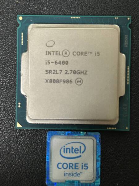 #1 intel CPU 第6世代 Core i5 6400 2.70~3.30GHz 4コア/4スレッド SR2L7 ■動作確認品 ■送料無料