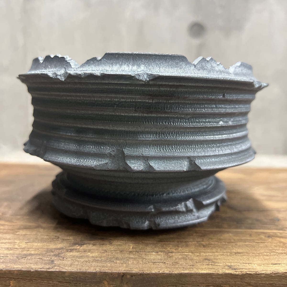 絵画の植木鉢（未使用） Lサイズ 手作植木鉢 検索(raw life factory SRL invisible ink