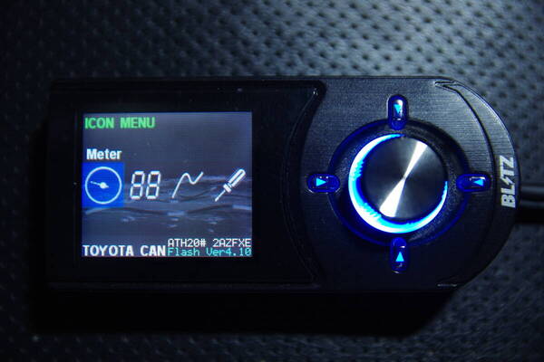 ブリッツ R-VIT i-Color FLASH Ver 4.1 メーター BLITZ OBD 故障診断 スピード インマニ スロットル開度 エンジン回転 ブースト 水温 燃費