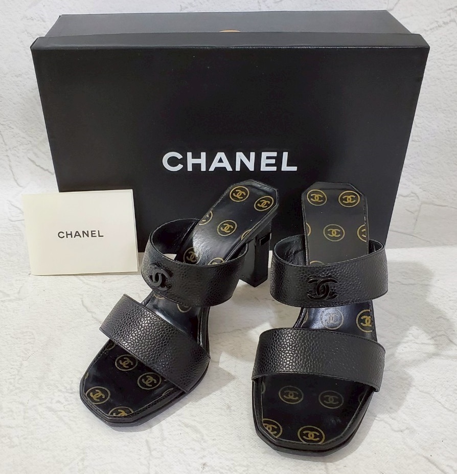 美品 シャネルサンダル 34 Yahoo!オークション -「CHANEL サンダル 34」(女性用) (靴)の