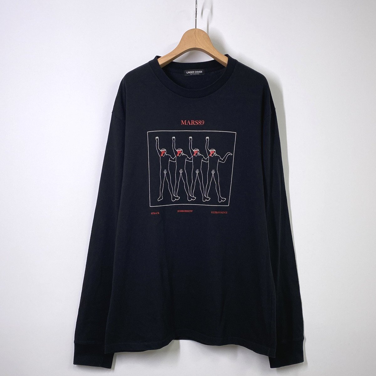 John UNDERCOVER ブラック長袖カットソー アンダーカバー サイズ4 2025年最新】Yahoo!オークション - 長袖Tシャツ(男性用 アンダー