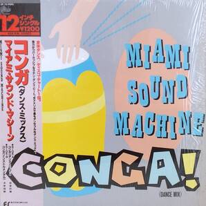 匿名・送料無料! マイアミ・サウンド・マシーン Miami Sound Machine 12インチシングルレコード「コンガ/Conga」