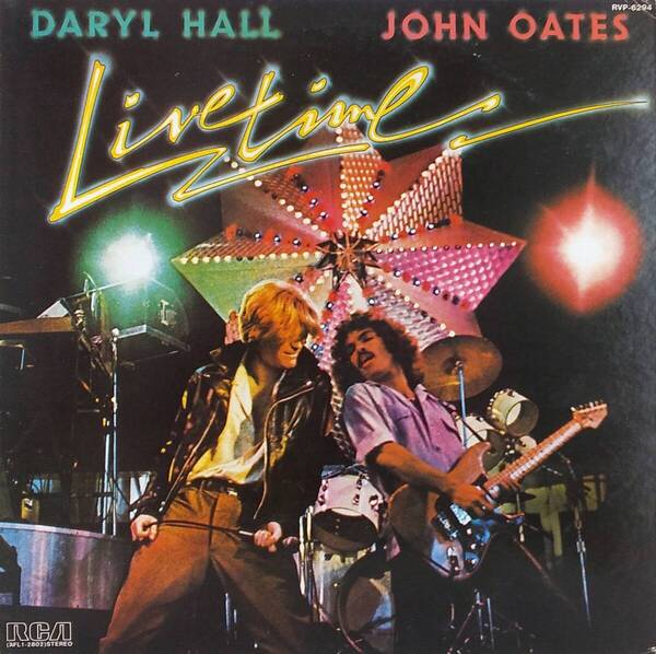 匿名・送料無料! ダリル・ホール&ジョン・オーツ Daryl Hall & John Oates LPレコード「ライブタイム/Live time」