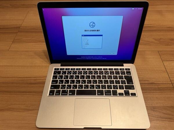 【美品】Apple MacBook Pro 13インチ Early 2015 31GHz デュアルコアIntelCorei7 メモリ16GB ストレージSSD512GB 充放電回数107