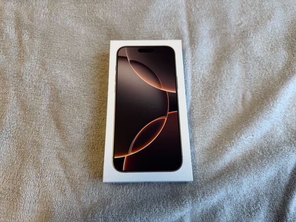 新品 未開封 iPhone16 Pro Max 256GB デザートチタニウム Apple Onlineで購入 SIMフリー