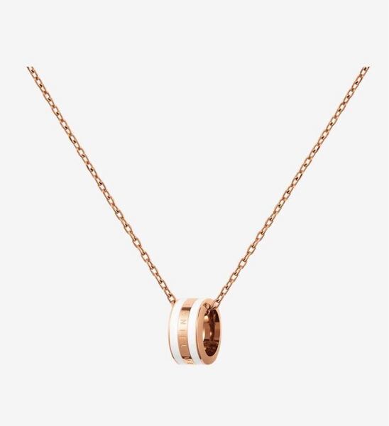 Daniel Wellington ダニエルウェリントン EMALIE NECKLACE ネックレス ゴールドピンクxホワイト