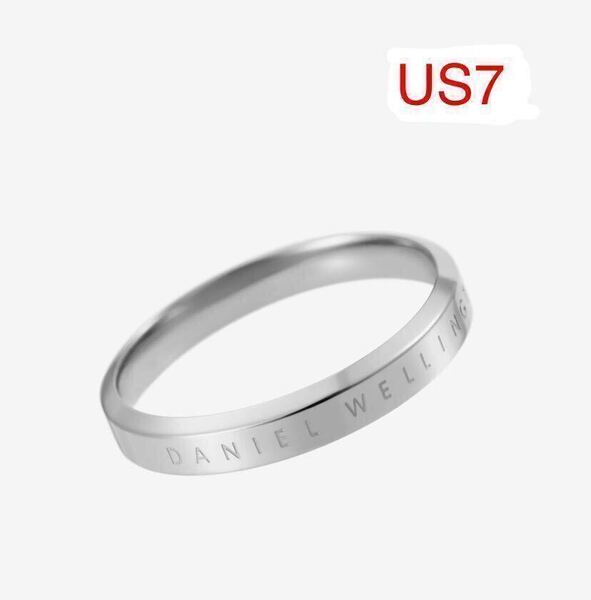 新品未使用 Daniel Wellington ダニエルウェリントンCLASSIC RING 日本サイズ約13.5号 シルバー US7 リング 指輪