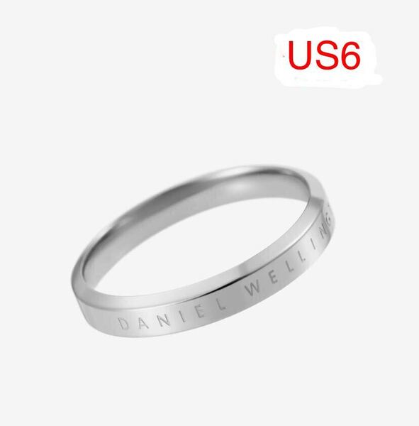新品未使用 Daniel Wellington ダニエルウェリントンCLASSIC RING 日本サイズ約11.5号 シルバー US6 リング 指輪
