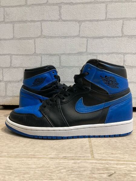 ナイキ エアジョーダン1 ハイ OG ロイヤル【2017】26センチ NIKE AIR JORDAN HIGH OG RETRO ナイキ エア ジョーダン レトロ