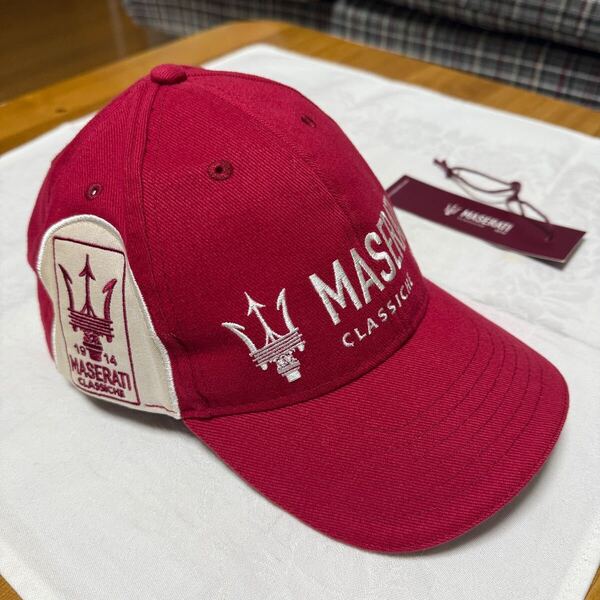 【正規品・未使用】MASERATI マセラティ キャップ 帽子 CAP サンバイザー 野球帽 アウトドア Cap Maserati Classiche1914【送料無料】