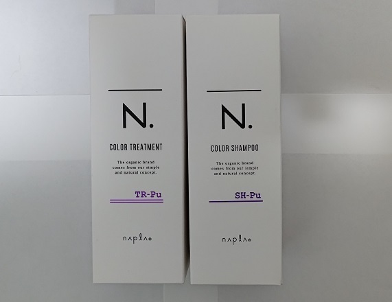 【未使用】エヌドット N. カラーシャンプー SH-Pu & トリートメント TR-Pu セット