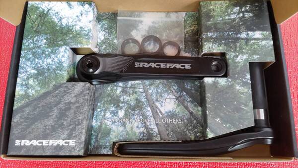 【1回のみ使用!!】Race Face Aeffect Cinch ファットバイク クランク 175mm 24mm軸 ダイレクトマウントリング用 レースフェイス ライド