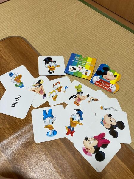 2019年正規購入ディズニー英語 DWE Mickey and His friends Cardrs 本