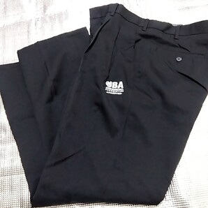 美品 ASICS アシックス NBA スラックス JBA公認 審判 ブラック 黒