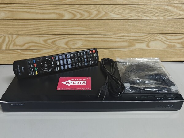 1TB★16年製★Panasonic★HDD/BDレコーダー★DMR-BRZ1010★3番組同時録画3D対応 リモコン HDMI 電源ケーブル付★徹底整備 動作確認(3328)
