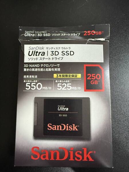 ★ SanDisk SSD Ultra 3Dシリーズ SDSSDH3-250G ★