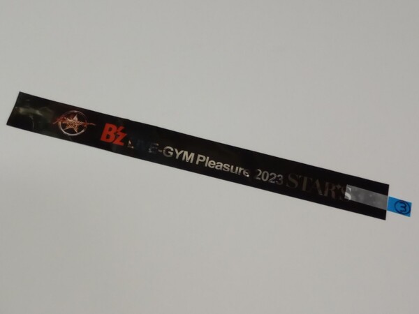 ★★★送料無料★B'z LIVE-GYM pleasure 2023 銀テープ キーホルダーなし stars ビーズ 3 約25cm