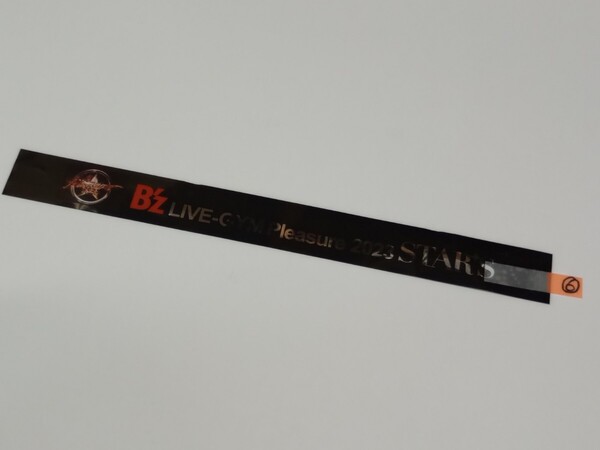 ★★★送料無料★B'z LIVE-GYM pleasure 2023 銀テープ キーホルダーなし stars ビーズ 6 約25cm