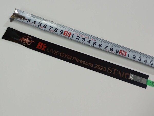 ★★★送料無料★B'z LIVE-GYM pleasure 2023 銀テープ キーホルダーなし stars ビーズ 1 約25cm