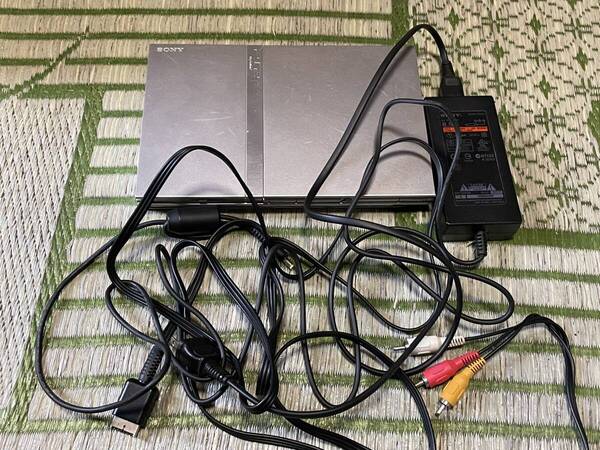 Sony ソニー 薄型PS2 SCPH-77000 シルバー ジャンク品