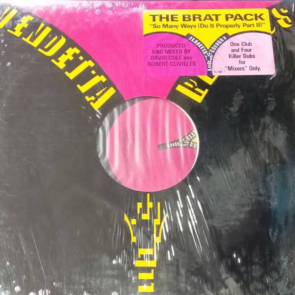 レコード THE BRAT PACK So Many Ways (Do It Properly Part Ⅱ) VE-7008 ダンス ディスコ ハウス クラブ