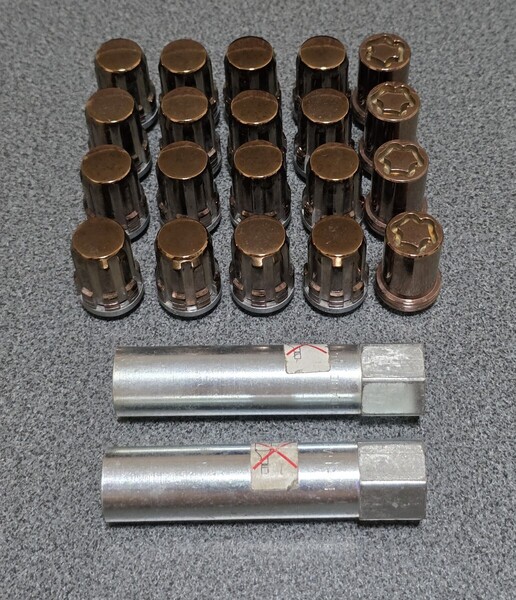 使用少 美品 McGard マックガード インストレーションキット スプラインドライブナット M12×P1.25 20個 ロックナットBBS SSR