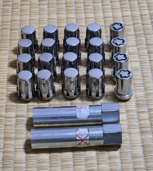 使用少 美品 McGard マックガード インストレーションキット スプラインドライブナット M12×P1.5 20個 ロックナットBBS SSR ②