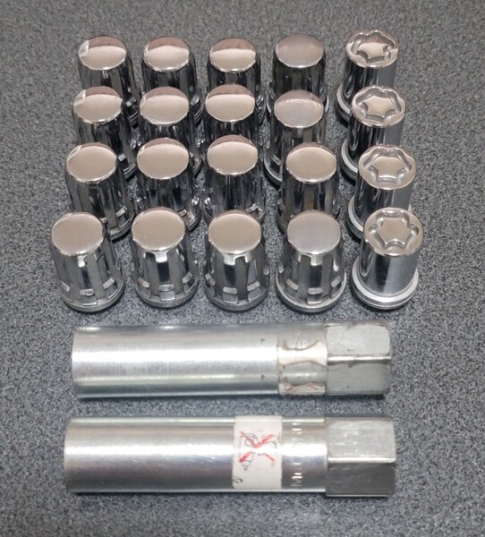 使用少 美品 McGard マックガード インストレーションキット スプラインドライブナット M12×P1.5 20個 ロックナットBBS SSR ①