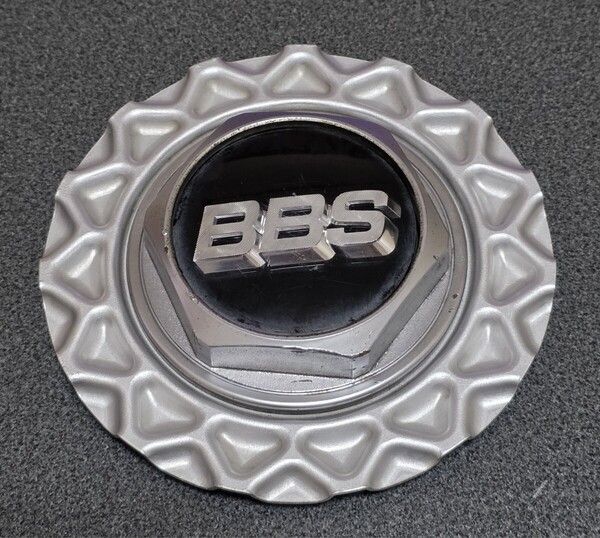 希少 シルバー 14インチ 15インチ用 BBS RG ロック式 センターキャップ オーナメント 1枚 ロードスター ②