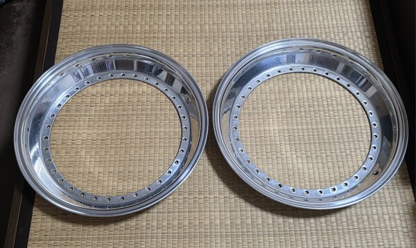 美品 ガリ傷無し リム 2.0J 16インチ BBS RS247 TOYOTA 130 クラウン 2枚 深リム RS