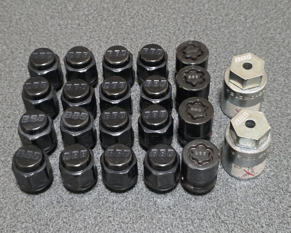 美品 BBS McGard M12×P1.25 マックガード LM LM-R RG-R RS-GT RI-D ナット ロックナット RS RG 20個セット