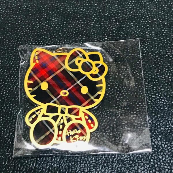 赤 黒 サンリオ ハローキティ 50周年 シークレット アクリルキーホルダー マスコット ドレスタータン ガチャ カプセル 50th チェック