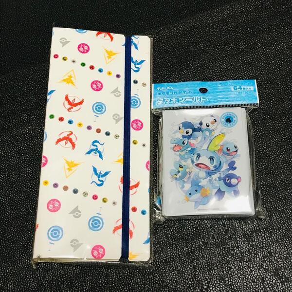 タイプファイターズ みず 水 ポケモンセンター ポケモンカードゲーム デッキシールド スリーブ Pokmon GO カードファイル プロモ