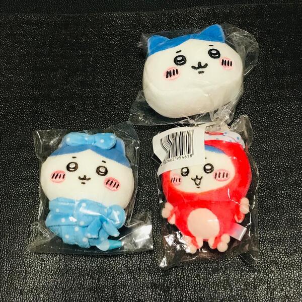 ハチワレ ちいかわ たこイカくじ D賞 たこぎ きゅっ おくるみ ぷちミニ マスコット キーホルダー ガチャ カプセル もちもち フェイス big