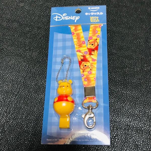 disney ディズニー タカラトミー くまのプーさん マスコット キーホルダー 防犯 通学 緊急コール ホイッスル 笛 平成レトロ 昭和