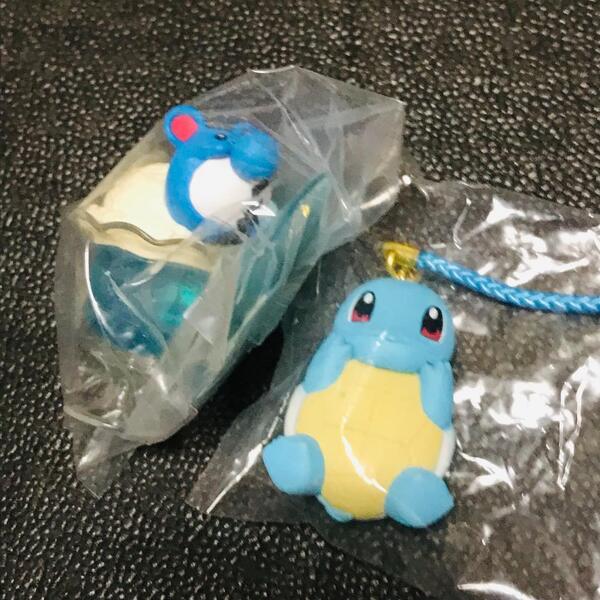 マリル ゼニガメ ポケモンセンター 限定 yummy スイーツ マスコット フィギュア ぺたんこ キーホルダー ガチャ カプセル pokemon ポケモン