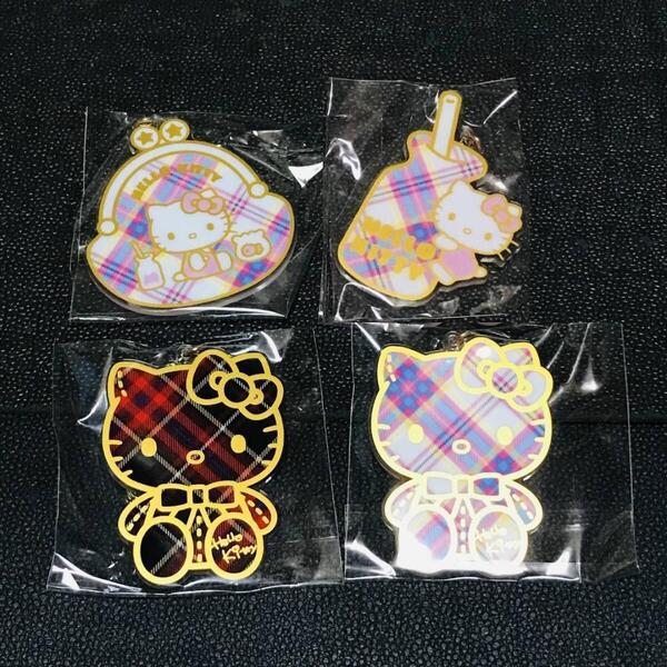 サンリオ ハローキティ キティ 50th 50周年 シークレット アクリルキーホルダー アクキー マスコット ドレスタータン チェック 平成レトロ