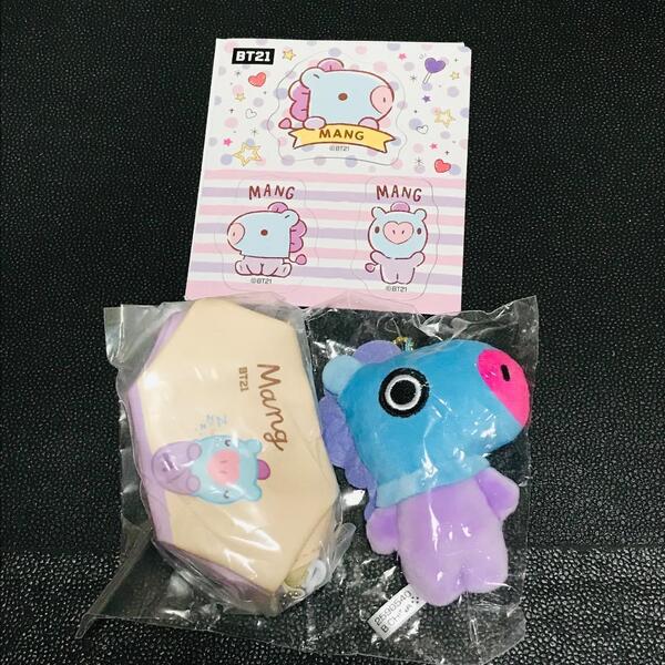 mang マン j-hope ホソク BTS BT21 ポーチ コレクション カプセル ガチャ ふわふわマスコット キーホルダー ぬいぐるみ マグネット