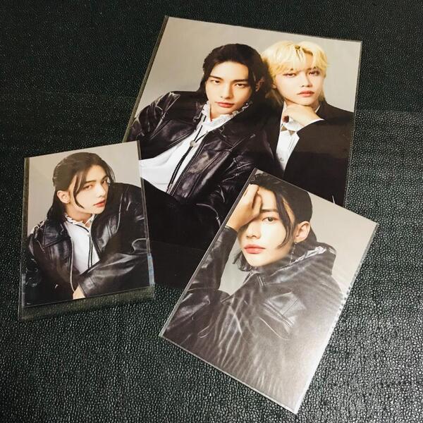 ヒョンジン フィリックス Stray Kids Scawaii! MEN 2021 WINTER 特典 非売品 フォト カード ブロマイド トレカ 予約 両面ミニポスター