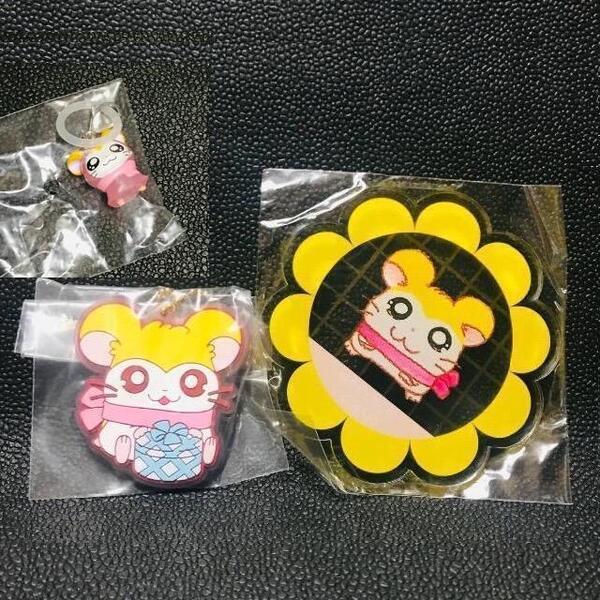 マフラーちゃん とっとこハム太郎 めじるしアクセサリー 一番くじ ラバーストラップ キーホルダー マスコット アクリルコースター ガチャ