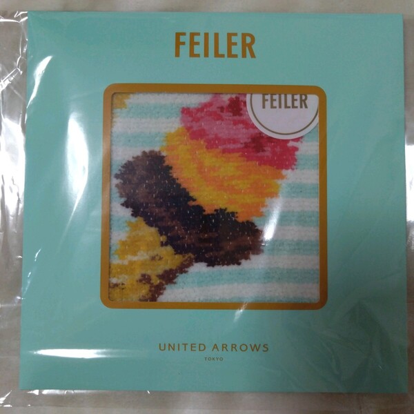【新品】ユナイテッドアローズ 別注 フェイラー アイスクリーム ハンカチ UNITED ARROWS 別注 FEILER ICE CREAM 限定 完売 タオルハンカチ