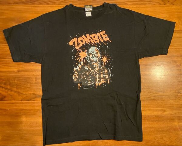 ネルシャツゾンビ デスメタル Tシャツ バンドTシャツ エロスティカ XL