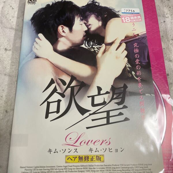 欲望 Lovers 【DVD】レンタル版 r1 韓国 ケース無し