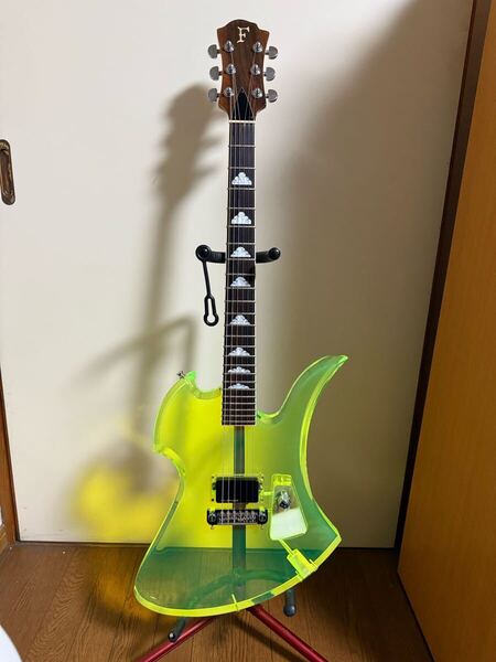 FERNANDES BURNY MG-115CGR hide グリーンゼリー エレキギター