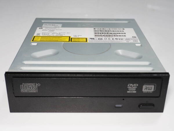 美品 HP SATA接続 DVDスーパーマルチドライブ GH80N 5インチ 内蔵 ブラックベゼル