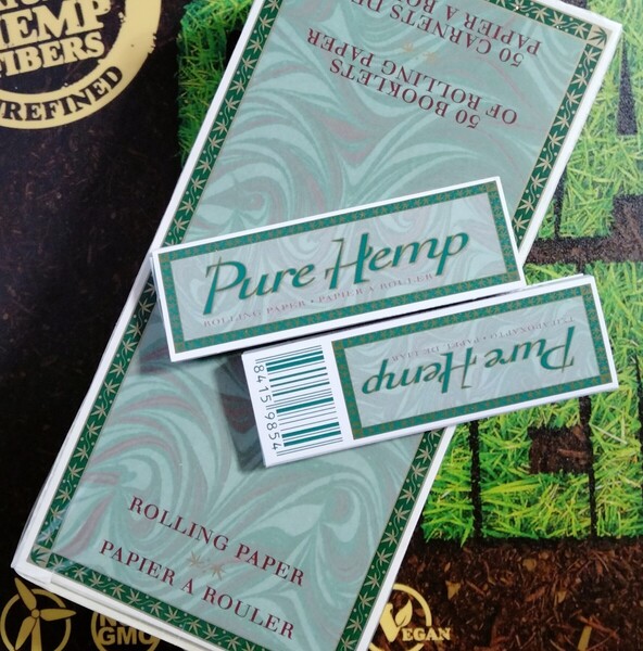 スペイン ピュアヘンプ ペーパー 1箱 50個 PURE HEMP 手巻きタバコ 巻紙 ピュア ヘンプ