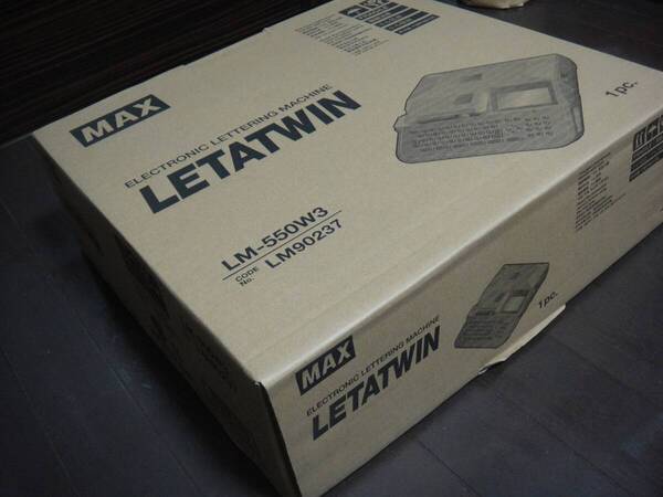 新品 MAX レタツイン LM-550W3 LM90237 送料無料