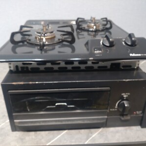 中古 ビルトインガスコンロ PD-N200BGコンパクトキッチンシリーズ 45cm プロパンガス LPG パロマ Paloma LPガス用 ①